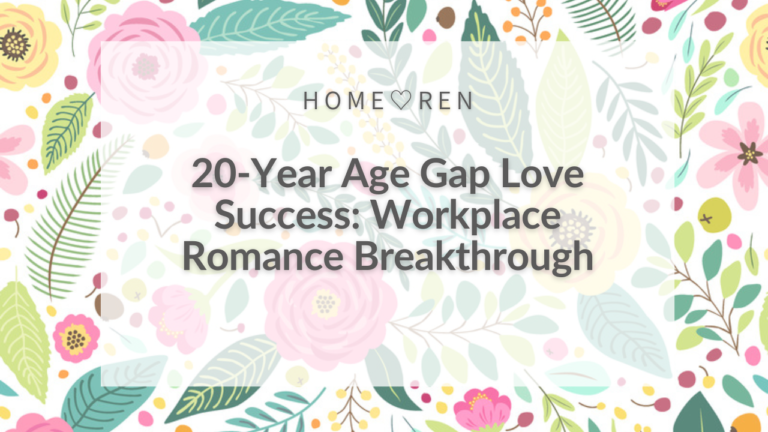 A 20-Year Age Gap Romance Came True! How One Woman’s Mindset Shifted When Her Younger Coworker Confessed