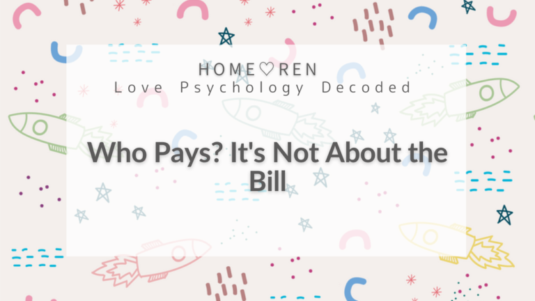 【V-006】Does He Not Like Me If He Doesn’t Pay? The Trut