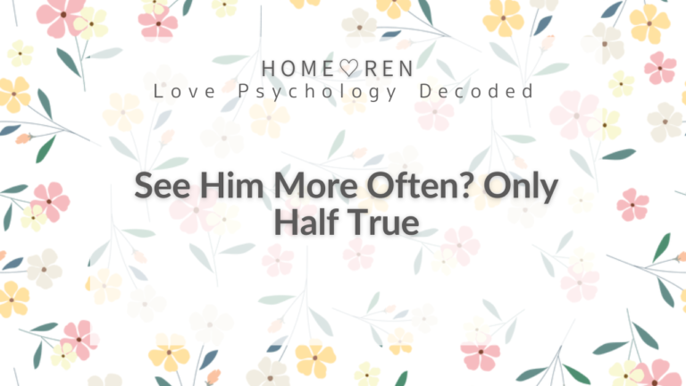 【V-016】Can the Mere Exposure Effect Help You Win His Heart?