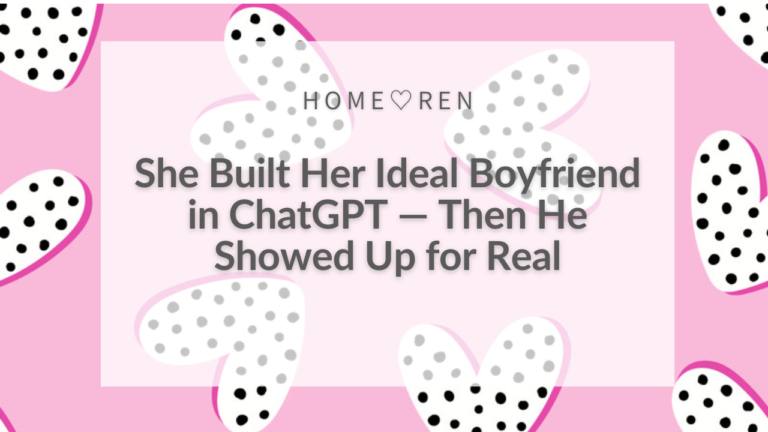 【090】I Set Up a “Doting Boyfriend” on ChatGPT, a